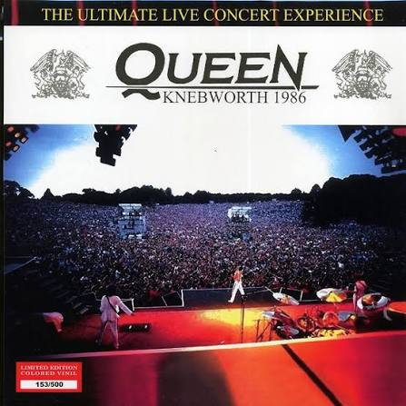 QUEEN - The Ultimate Live Concert Experience Knebworth 1986 ( numbered colored vinyl + CD)